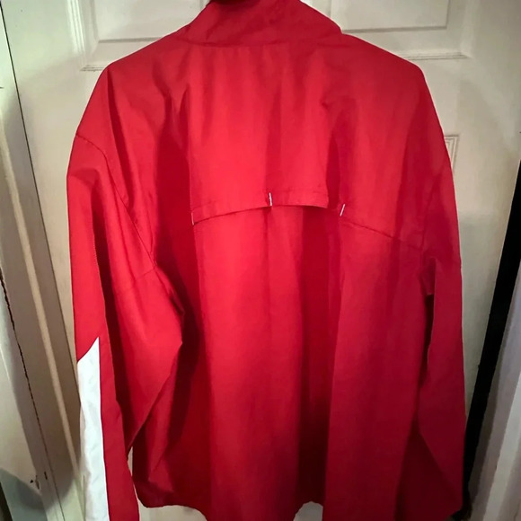 NCAA Nebraska Cornhuskers Red Adidas 1/4 Zip Jacket Size Adult 2xl Men’s - Picture 4 of 4